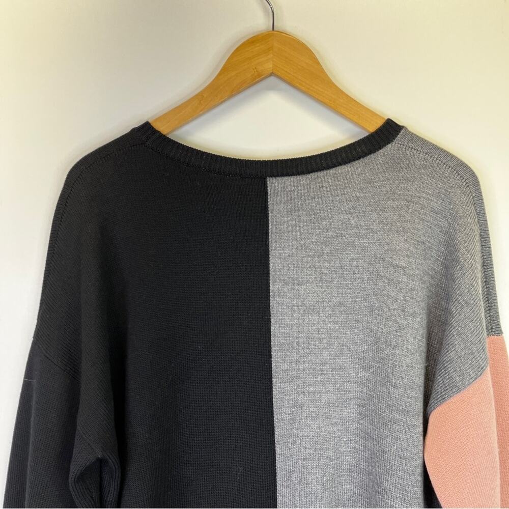 Fuzzi Colorblock Crew Neck Sweater multicolor - XL - Picture 9 of 11